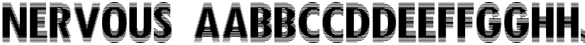 Nervous font