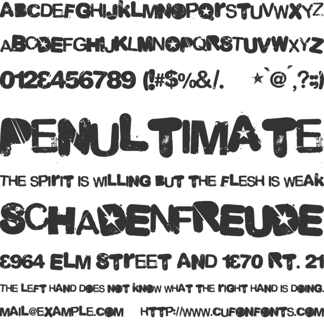 Malgecito font preview