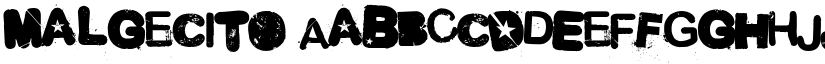 Malgecito font