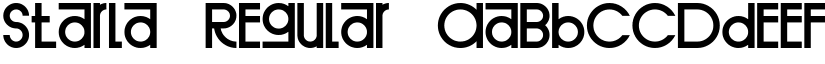 Starla Regular font