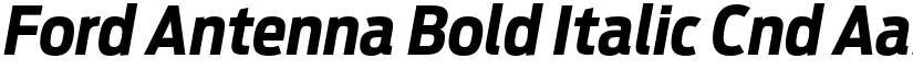Ford Antenna Bold Italic Cnd font