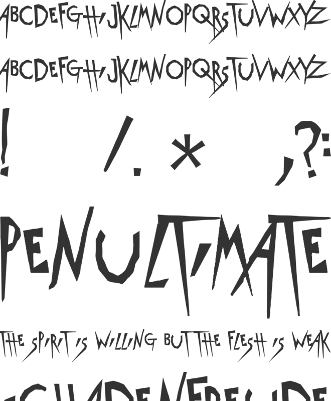 Metropolitan font preview