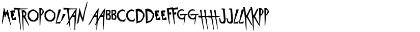 Metropolitan font