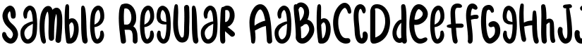 samble Regular font