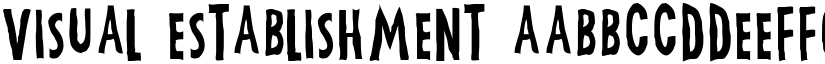 Visual Establishment font download