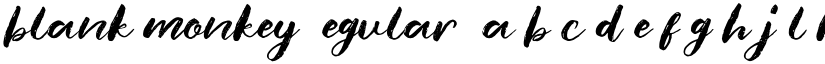 blank monkey font download