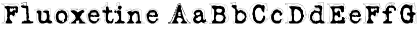 Fluoxetine font