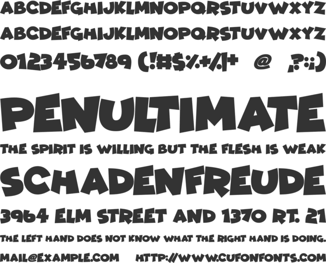 Comic Kings font preview