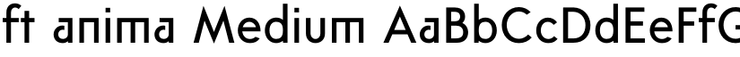 ft anima Medium font