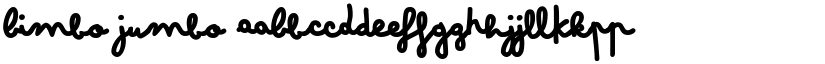 Bimbo Jumbo font