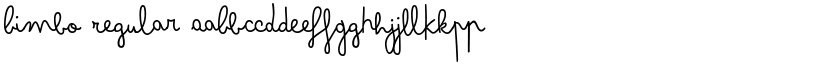 Bimbo Regular font