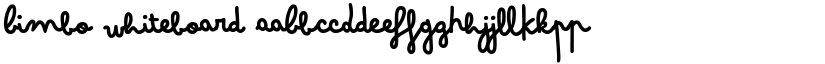 Bimbo Whiteboard font