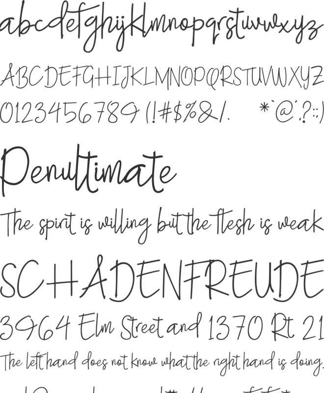 Black Hawk font preview