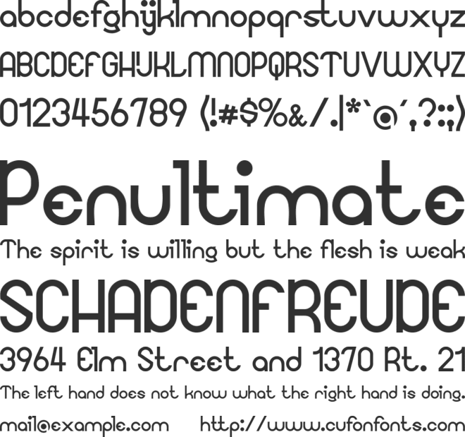 Googee font preview