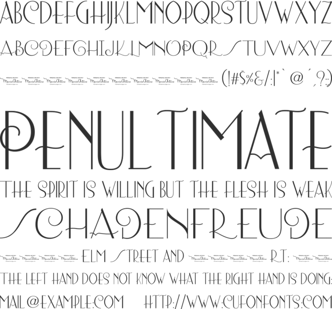Lombard font preview