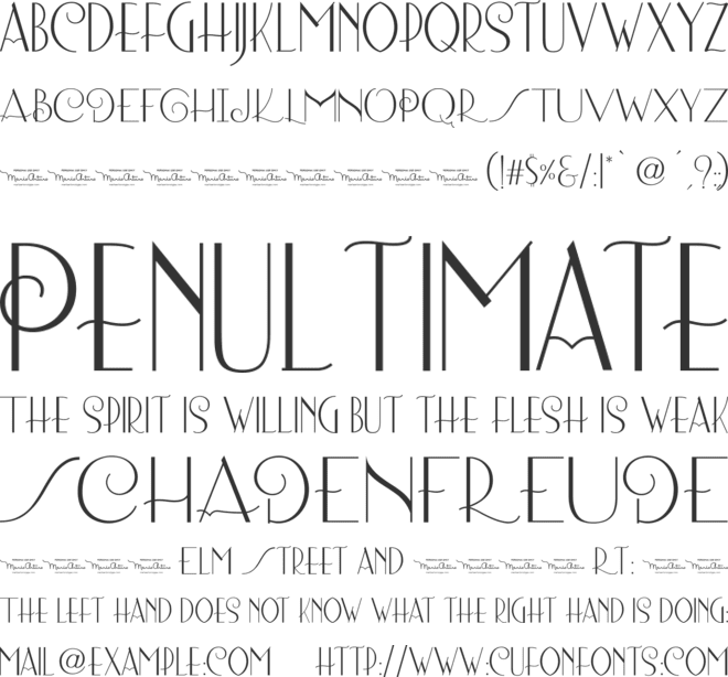 Lombard font preview