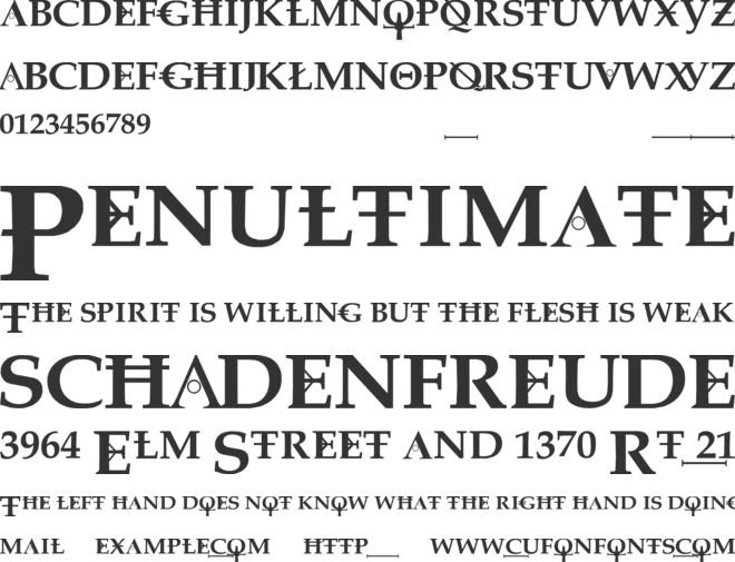 Dreaming of Lilian font preview