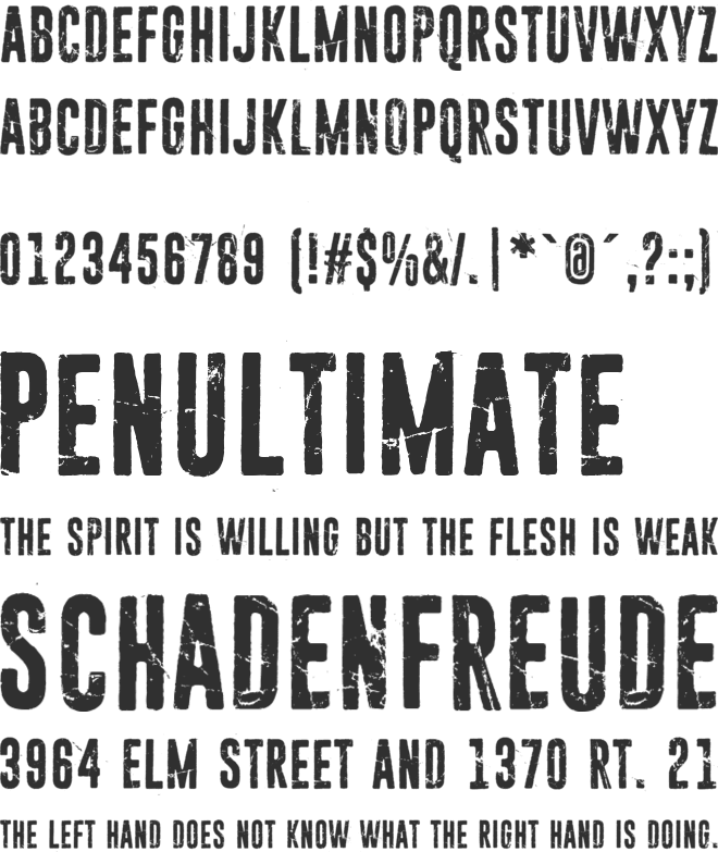Sun zoom spark font preview