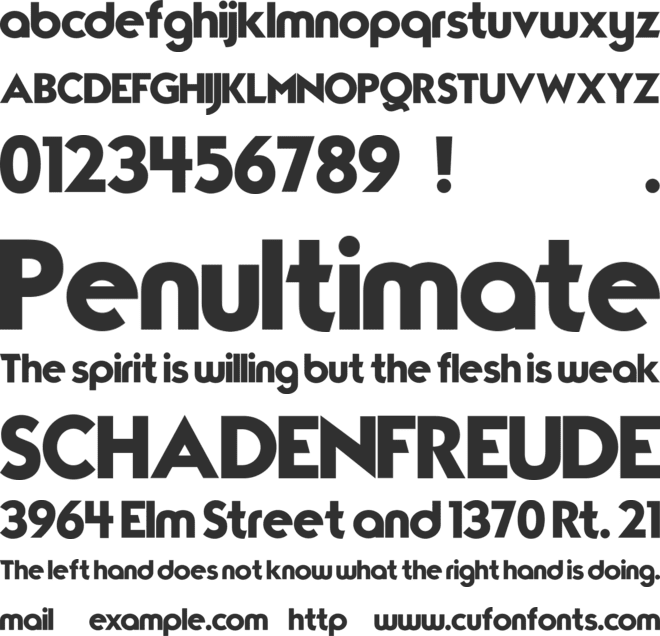 TypoGraphica font preview