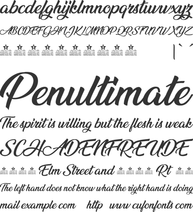 Ananda Black font preview