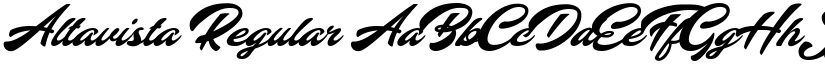 Altavista Regular font