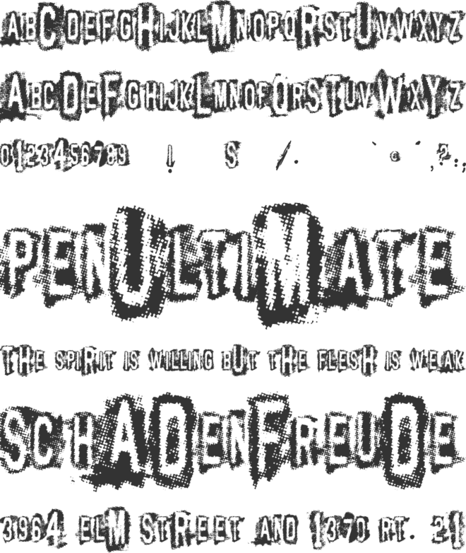 VTKS Control font preview