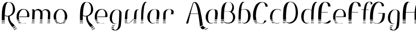 Remo Regular font