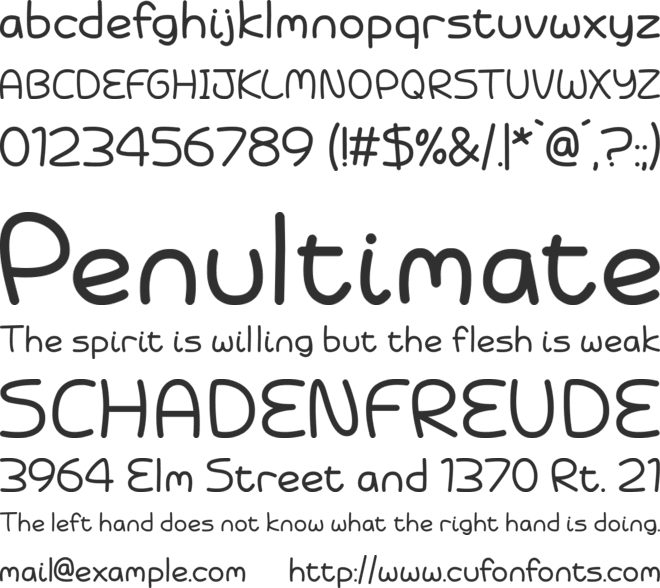 Battenberg and Custard font preview