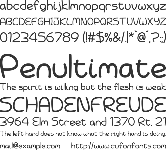 Battenberg and Custard font preview