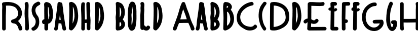 Rispadhd Bold font