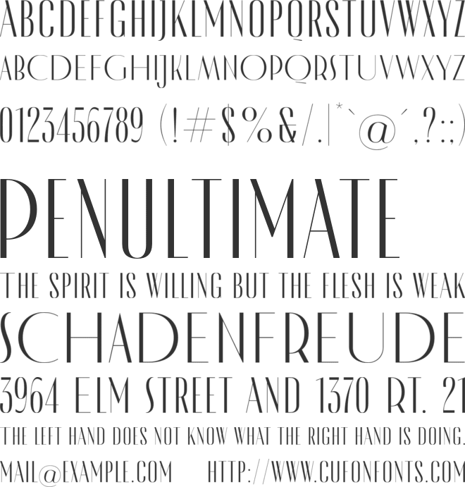 MADE Cannes font preview