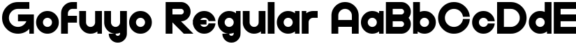 Gofuyo Regular font