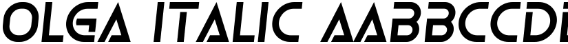 Olga Italic font