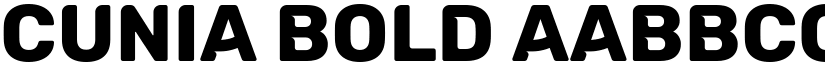 Cunia Bold font