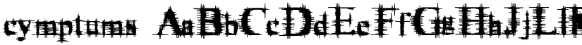 cymptums font