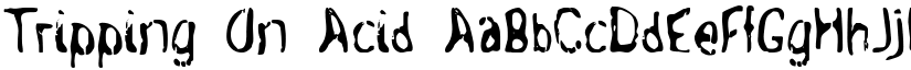Tripping On Acid font