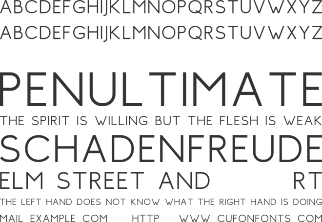 Troye Free font preview