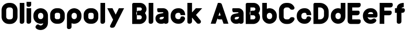 Oligopoly Black font