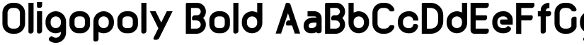 Oligopoly Bold font
