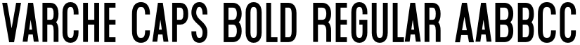 Varche Caps Bold Regular font