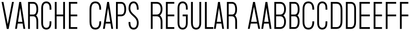 Varche Caps Regular font