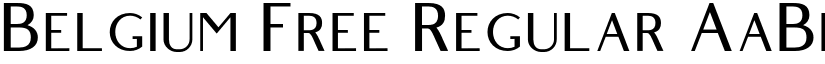Belgium Free Regular font