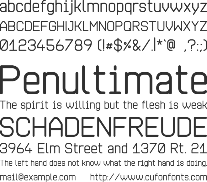 Auch font preview