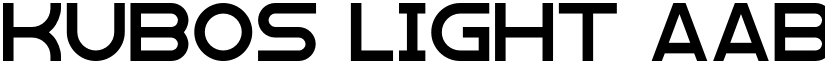 Kubos Light font