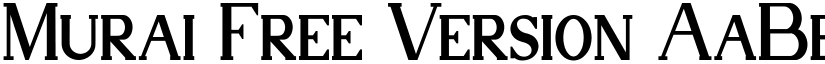 Murai Free Version font