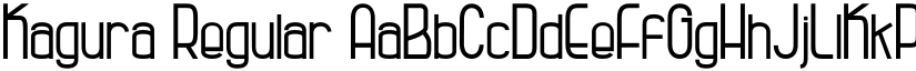 Kagura font download