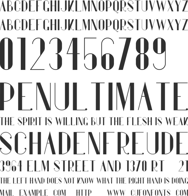 Gentleman font preview