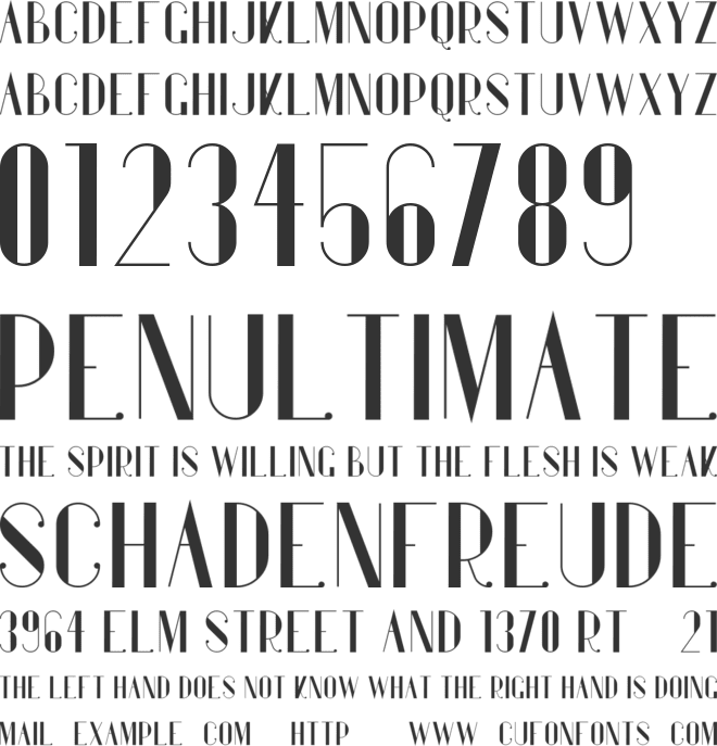 Gentleman font preview