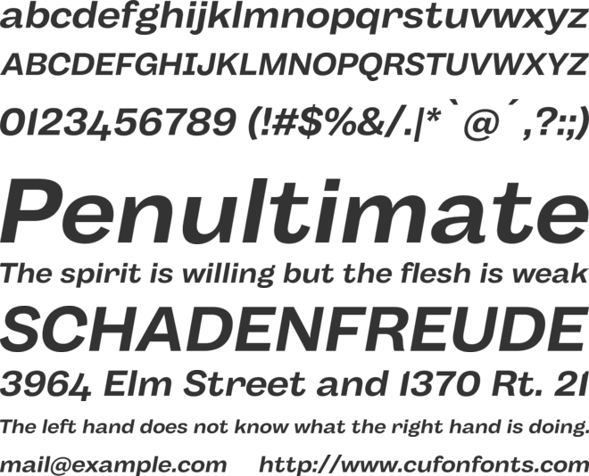 Body Grotesque Fit font preview