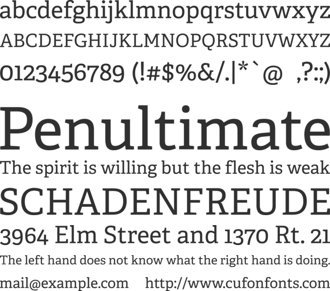 Adelle Cyrillic font preview
